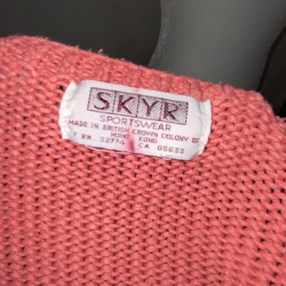 SKYR | VINTAGE Sportswear Knit Sweater Shoulder Pads 90s Y2K - Picture 3 of 3